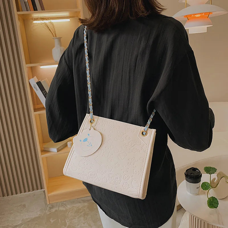 Large Capacity Shoulder Bag Crossbody Chain Bag