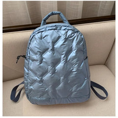 Large Quilted Handbag Nylon Shoulder Bag Winter Purse