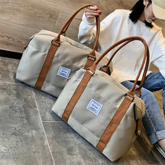 Large Travel Bag Women Cabin Tote Bags Handbag Oxford Cloth Waterproof Shoulder