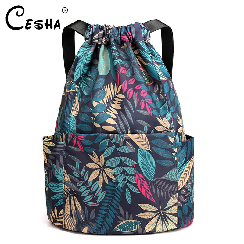 Light Nylon Women Travel Backpack Durable Fabric School Backpack