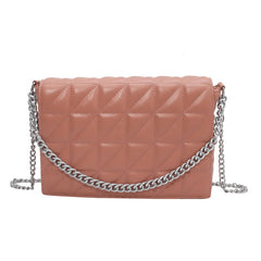 Lingge Chains Women Shoulder Bags Quilted Handbags Crossbody