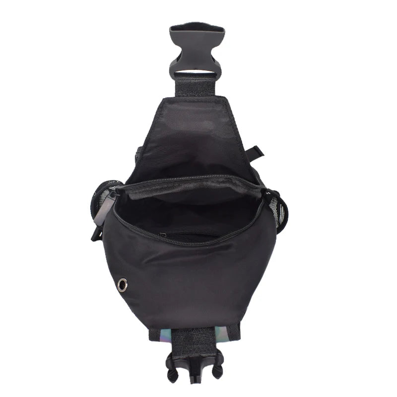 Luminous Back Pack Unisex Shoulder Bags Women School Bags Hologram Geometric Mes