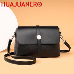 Small Leather Shoulder Bags High Soft Cowhide Female Messenger Bag