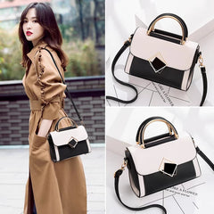 High PU Leather Flap Shoulder Bag Vintage Versatile Bag