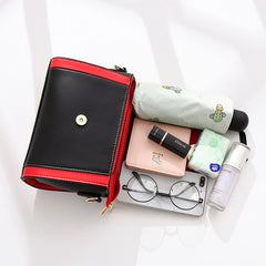 High PU Leather Flap Shoulder Bag Vintage Versatile Bag