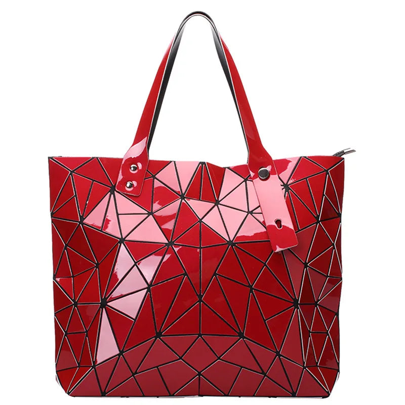 Geometry Women Top-Handle Bag Bright Lady Shoulder Bag