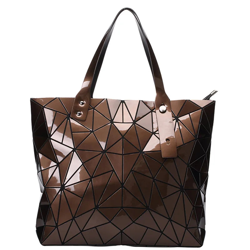 Geometry Women Top-Handle Bag Bright Lady Shoulder Bag