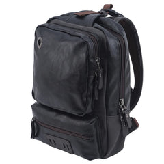 Casual Crossbody Bag Vintage PU Leather Men Chest Backbag