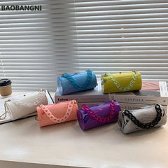 Marbling Acrylic Box Bag Small Shoulder Bag Evening Bag