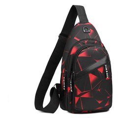 Men Casual Shoulder Bag Travel Crossbody Pack Messenger Chest Bag