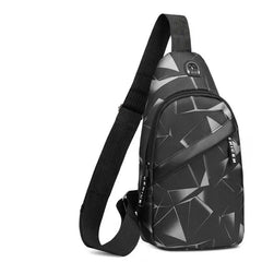 Men Casual Shoulder Bag Travel Crossbody Sling Messenger Chest Bag