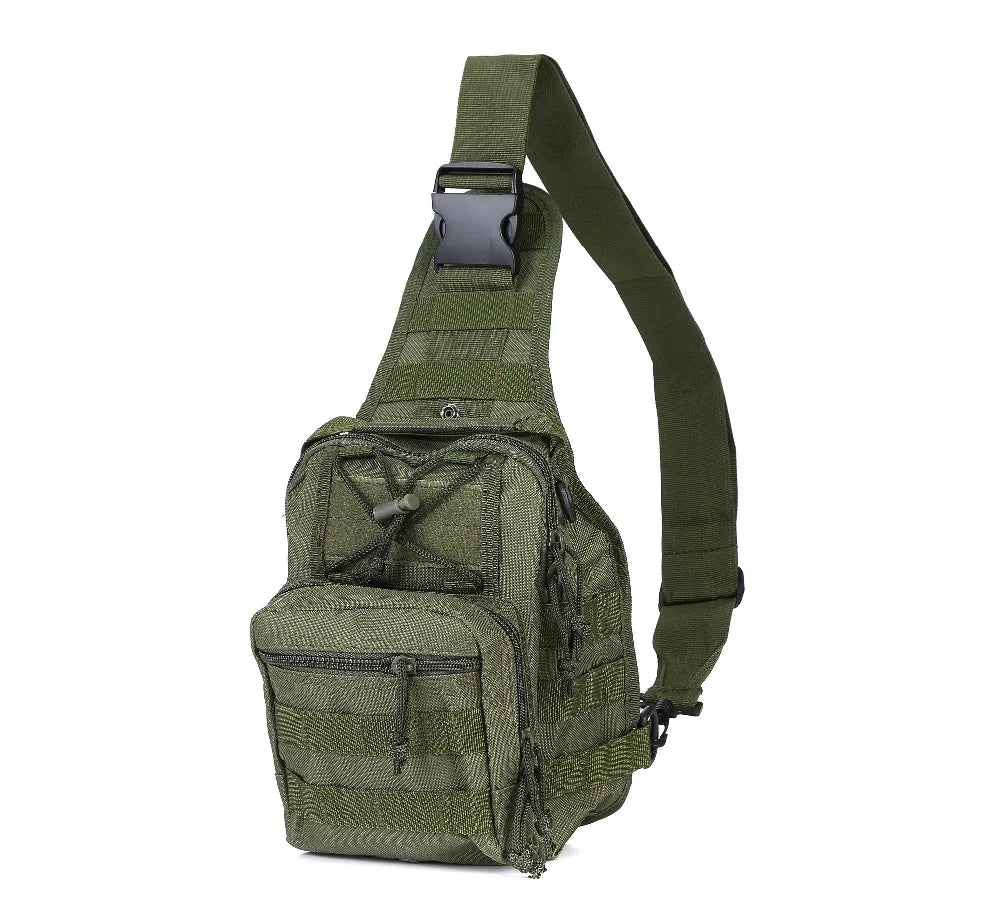 Camouflage Chest Pack Travel Shoulder Bag Crossbody Sacoche Homme