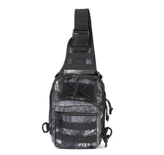 Camouflage Chest Pack Travel Shoulder Bag Crossbody Sacoche Homme