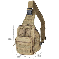 Camouflage Chest Pack Travel Shoulder Bag Crossbody Sacoche Homme