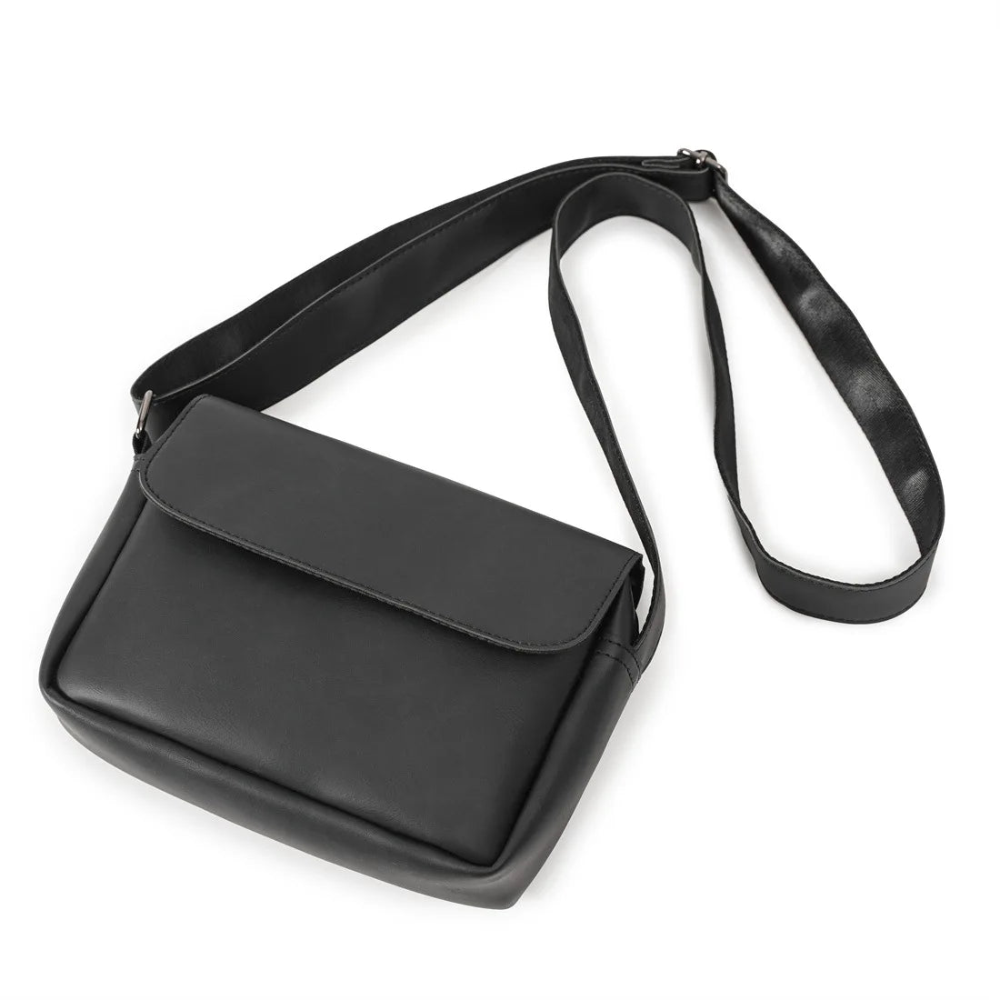 Men's Messenger Bag Small Shoulder Handbag Flap Purse Vintage Crossbody Bag