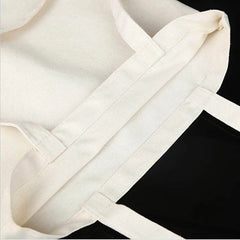 Mushroom Print Canvas Shoulder Bag Women Handbag