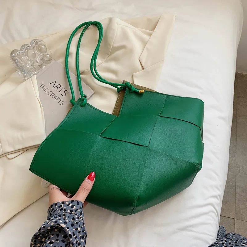 Casual Fold Clutch Shoulder Bag Female Square Bag B394