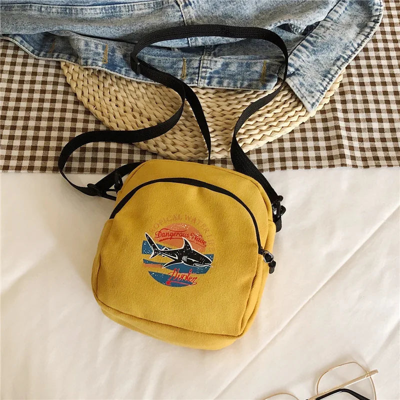 Harajuku Style Shark Shoulder Bag