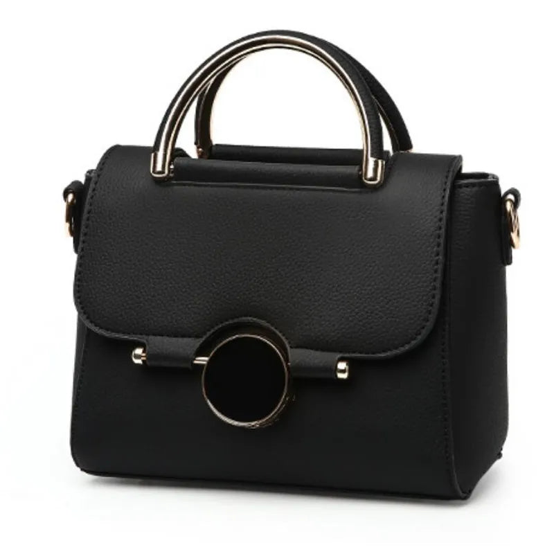 Sweet Lock Buckle Handbag Women's Crossbody Bag