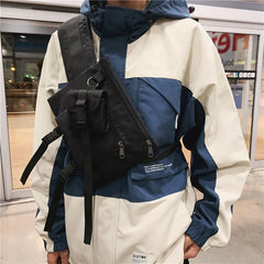 Nylon Waist Bag Mobile Phone Bag Casual Shoulder Messenger