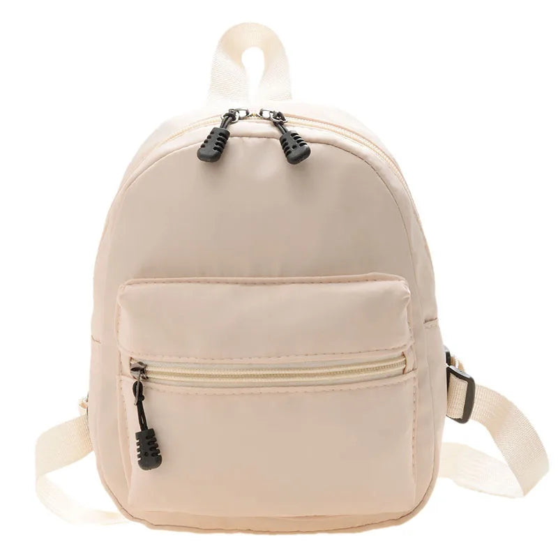 Nylon Mini Backpack Women Small Travel Bagpack Korea Style School Bag