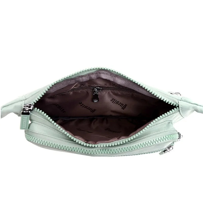 Women's Nylon Waist Fanny Pack Belt Bag Chest Handbag