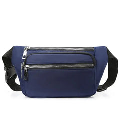 Women's Oxford Cloth Waist Bag Chest Bag Zipper