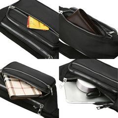Women's Oxford Cloth Waist Bag Chest Bag Zipper