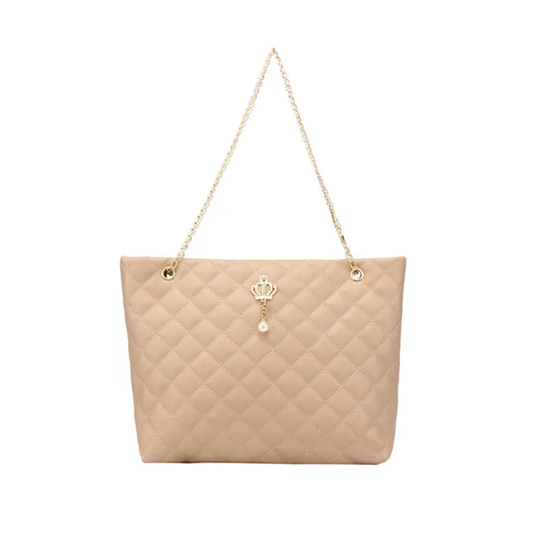 Rhombic Jacquard Chain Handbag Crossbody Bag