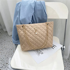 Rhombic Jacquard Chain Handbag Crossbody Bag