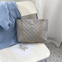 Rhombic Jacquard Chain Handbag Crossbody Bag