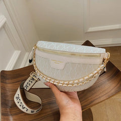 Small Waist Bag Women Chain Strap Fanny Pack Crossbody Bag