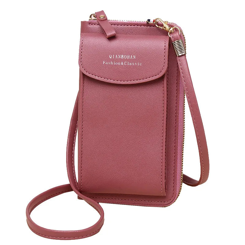 PU Handbags Womens Crossbody Shoulder Bag Clutch Phone Wallet Purse