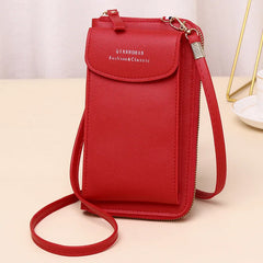 PU Handbags Womens Crossbody Shoulder Bag Clutch Phone Wallet Purse