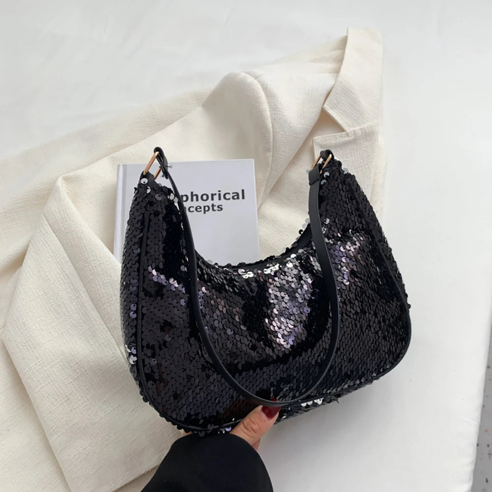 Sequins Fish Scale Shoulder Bags for Women
