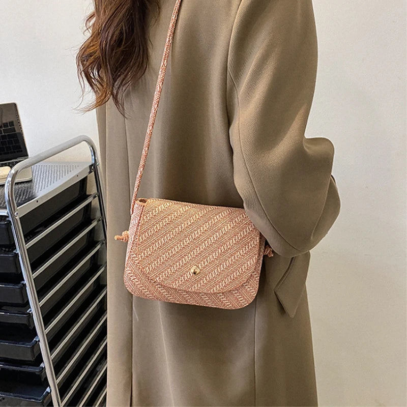Small Crossbody Bags Women Mini Retro Patchwork Shoulder Messenger Bag Clutch