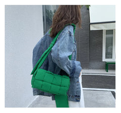 Tofu Pillow Bag Nylon Crossbody Casual Shoulder Purse Handbag