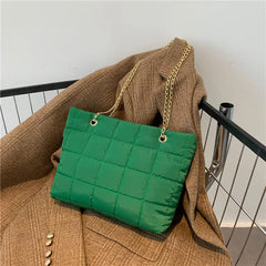 Winter Chain Crossbody Bag High Capacity Shoulder Bags For Wom