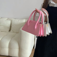 Pink Small Square Women Clutch Purse Handbags Ladies Messenger Bag
