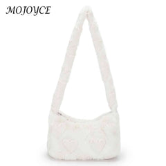 Solid Women Shoulder Handbag Casual Zipper Underarm Bag