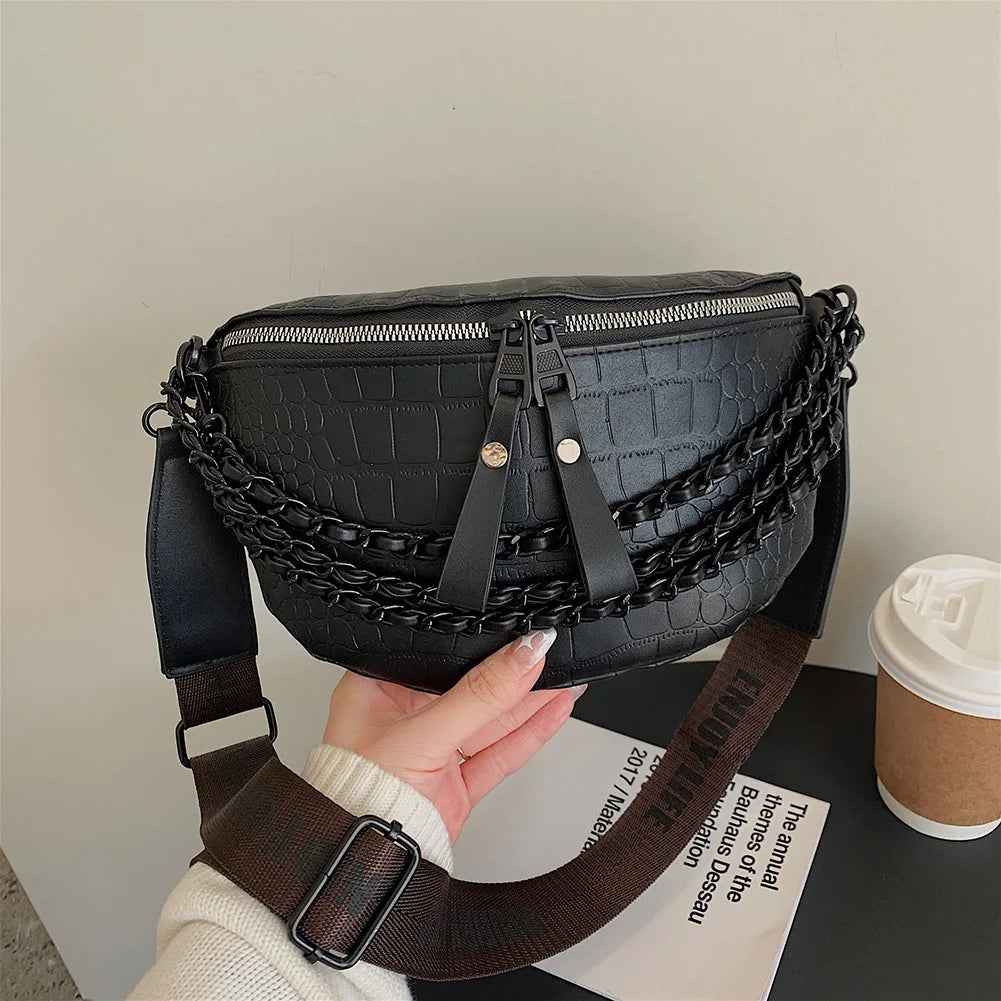 Pop Dad Belt Bag Girls Flesh Creative Fanny Pack Casual PU Bum Pouch Waist Bag