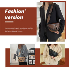 Pop Dad Belt Bag Girls Flesh Creative Fanny Pack Casual PU Bum Pouch Waist Bag