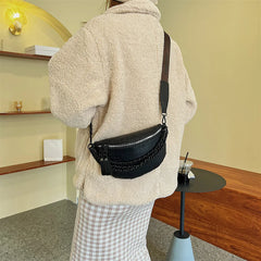 Pop Dad Belt Bag Girls Flesh Creative Fanny Pack Casual PU Bum Pouch Waist Bag
