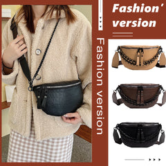 Pop Dad Belt Bag Girls Flesh Creative Fanny Pack Casual PU Bum Pouch Waist Bag