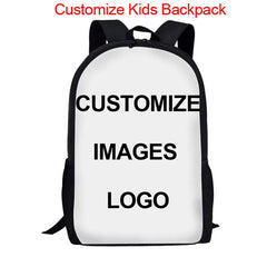 Rainbow Science Print School Backpack for Boys Girls Back Pack Children Book Bag