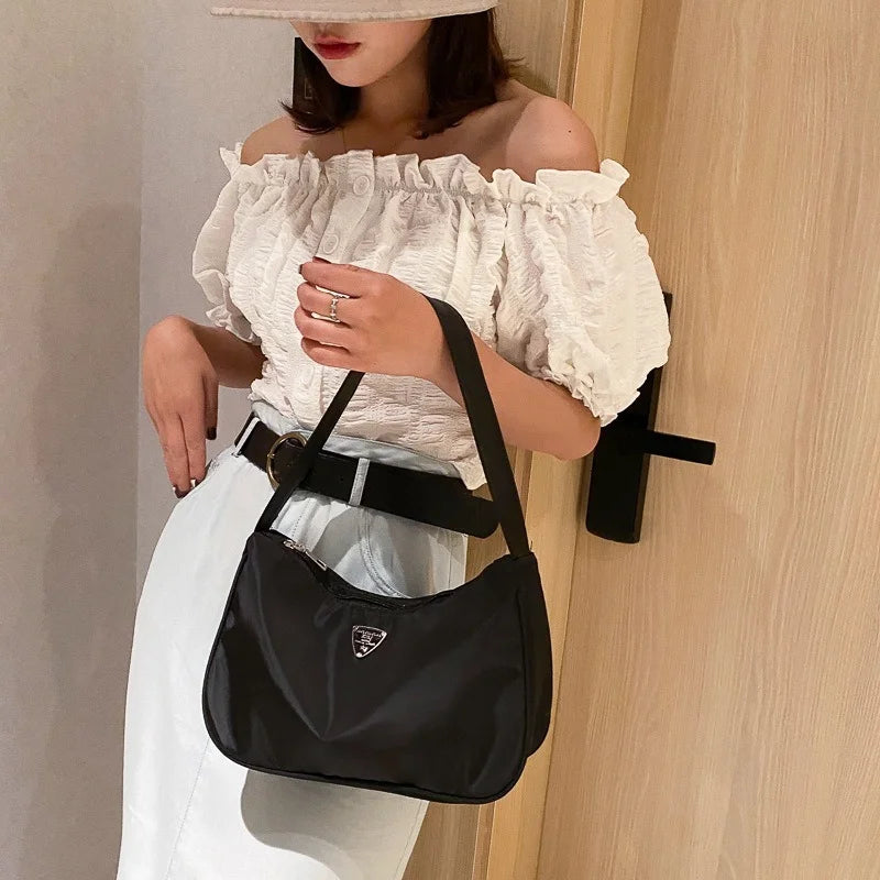 Retro Women Crossbody Bags Chain Underarm Shoulder Bags