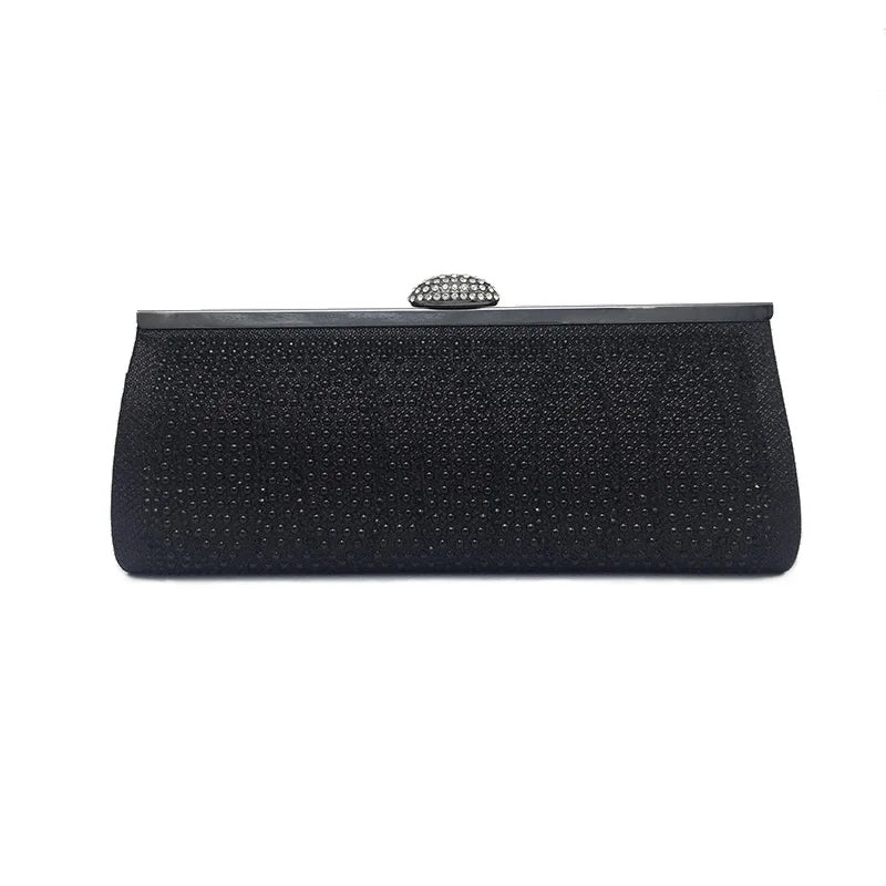 Rhinestone Crystal Clutch Evening Bag Vintage Handbag