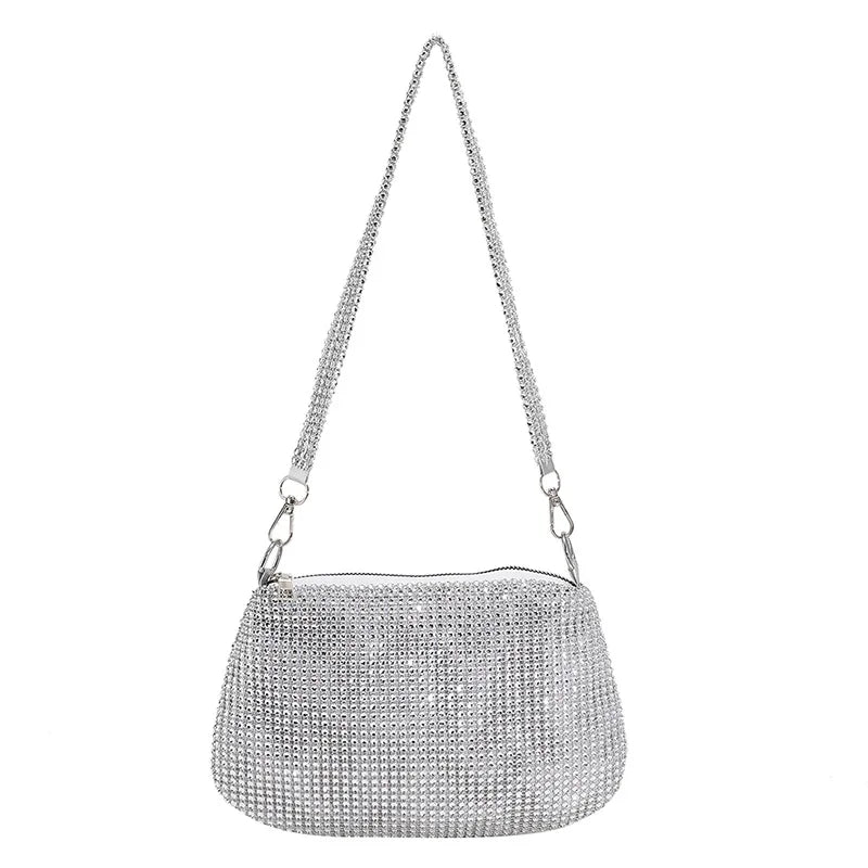 Crystal Evening Clutch Bag Rhinestones Wedding Purse