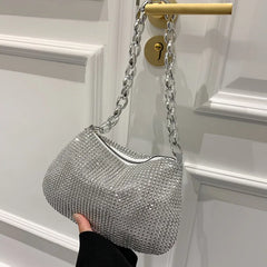 Crystal Evening Clutch Bag Rhinestones Wedding Purse