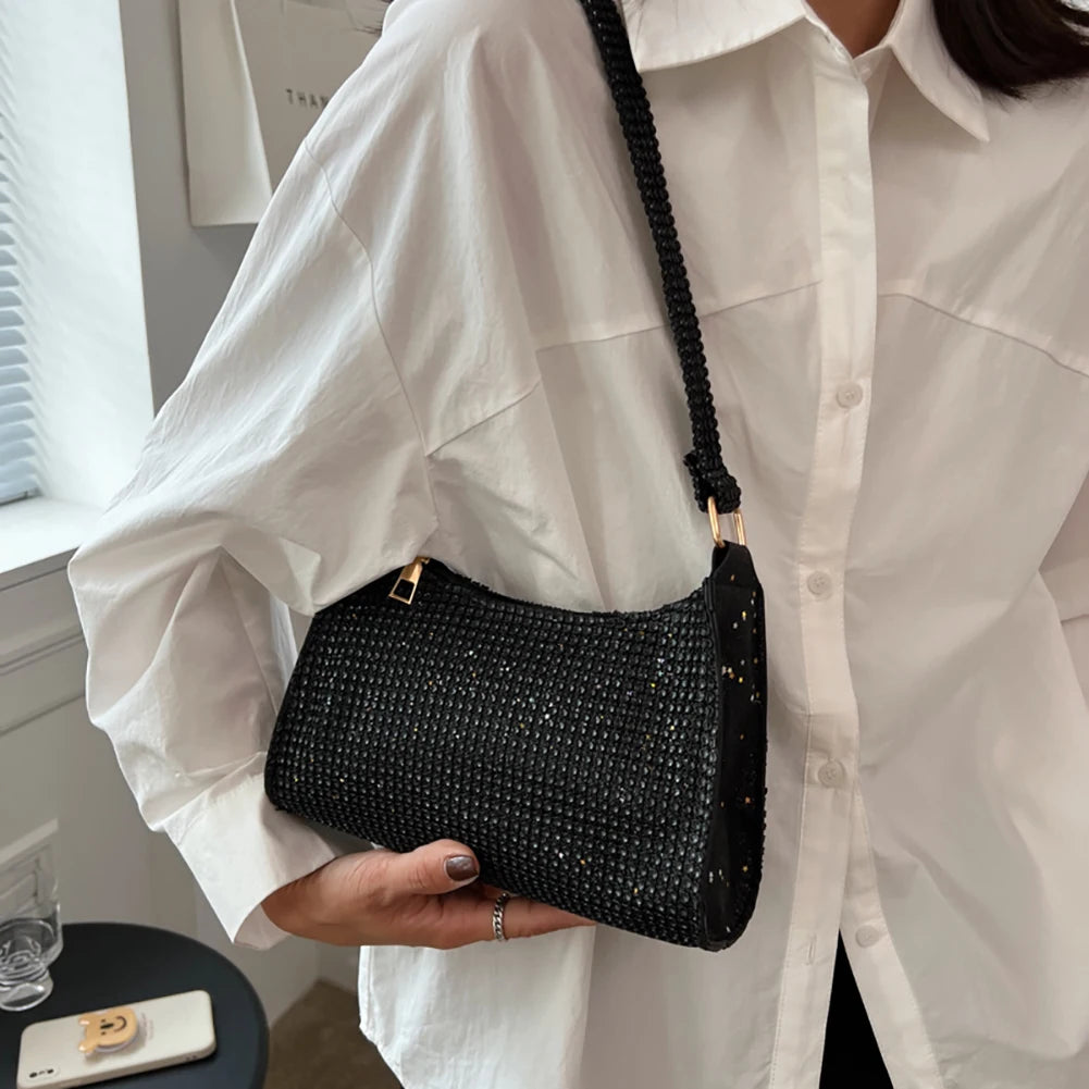 Rhinestones Shoulder Bag Evening Clutch Handbag